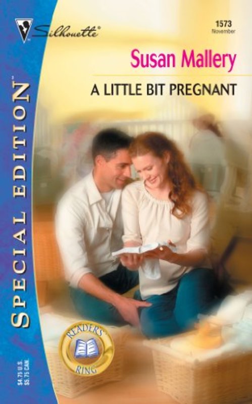 Book cover for "A Little Bit Pregnant" by Susan Mallery