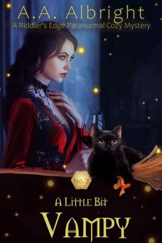 Book cover for "A Little Bit Vampy" by AA Albright