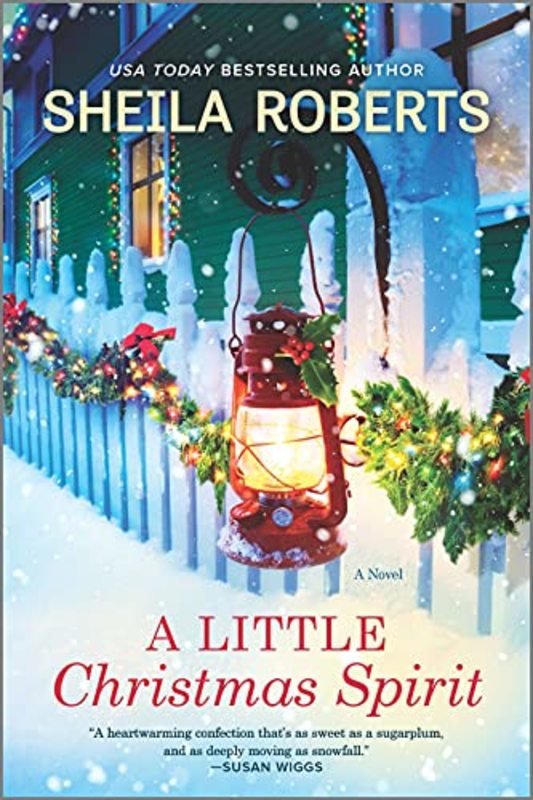 Book cover for "A Little Christmas Spirit" by Sheila Roberts
