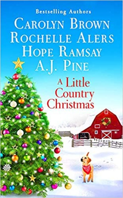 Book cover for "A Little Country Christmas" by Carolyn Brown