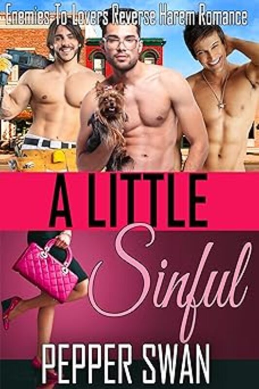 Book cover for "A Little Sinful" by Pepper Swan