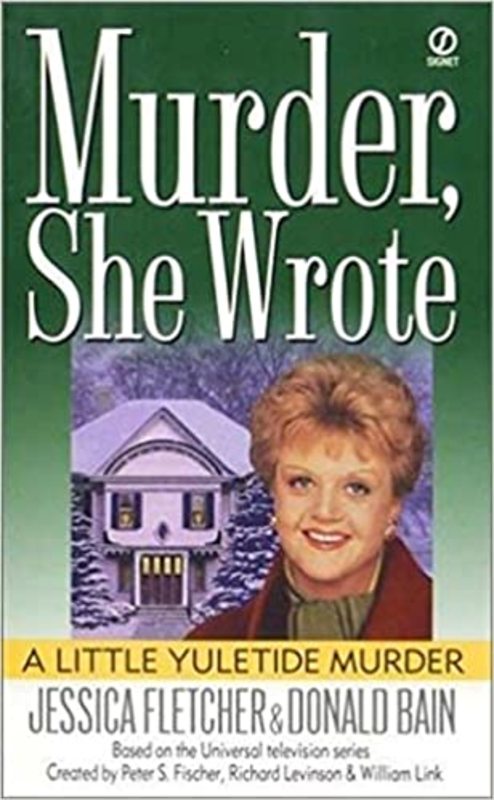 Book cover for "A Little Yuletide Murder" by Jessica Fletcher