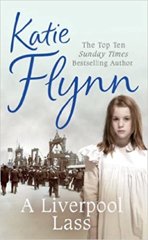 Book cover for "A Liverpool Lass" by Katie Flynn