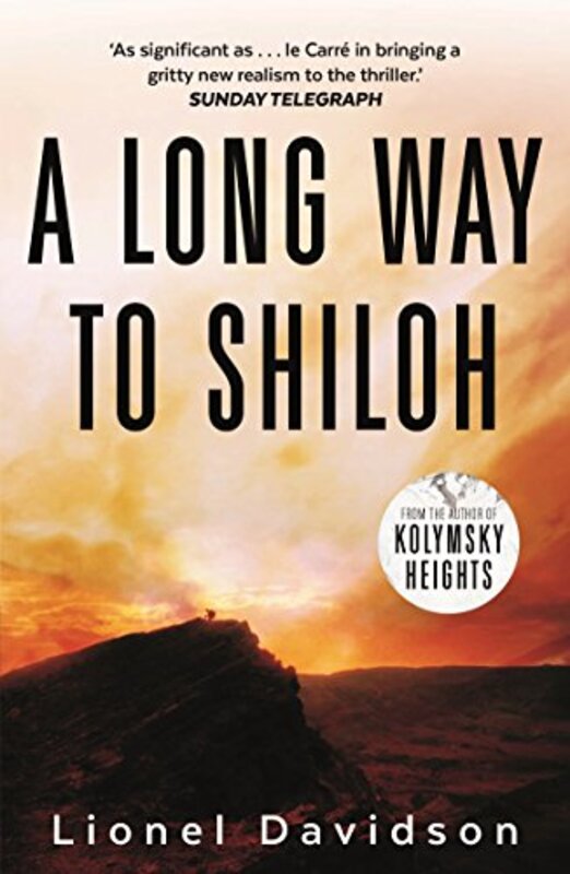Book cover for "A Long Way to Shiloh" by Lionel Davidson