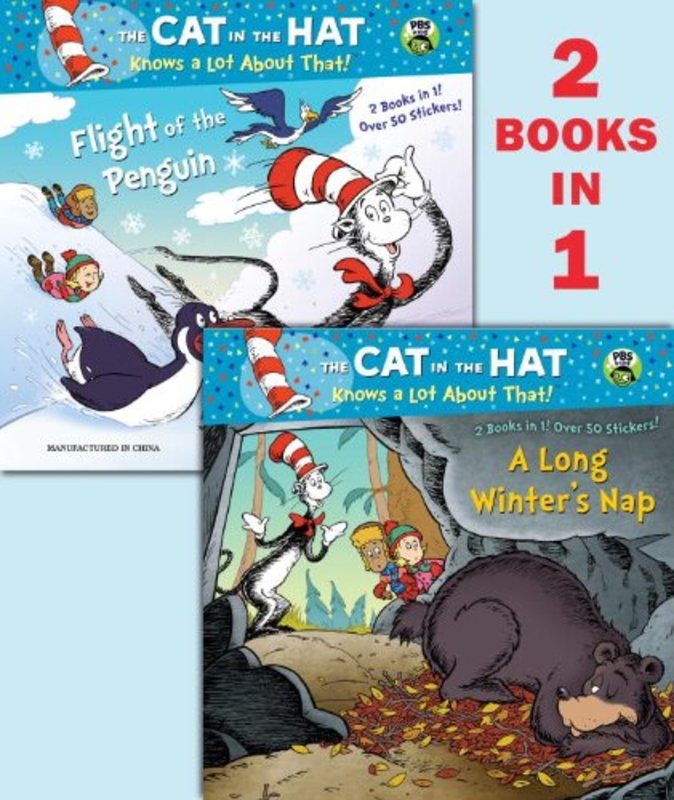 Book cover for "A Long Winter's Nap/Flight of the Penguin" by Tish Rabe