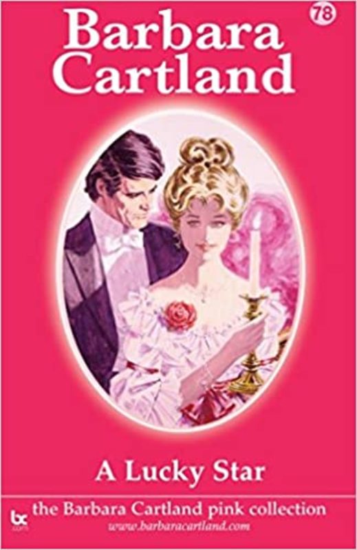 Book cover for "A Lucky Star" by Barbara Cartland