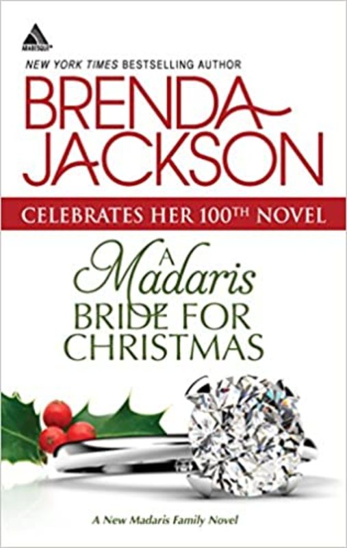 Book cover for "A Madaris Bride for Christmas" by Brenda Jackson