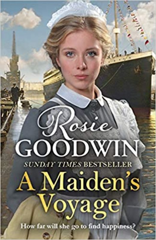 Book cover for "A Maiden's Voyage" by Rosie Goodwin
