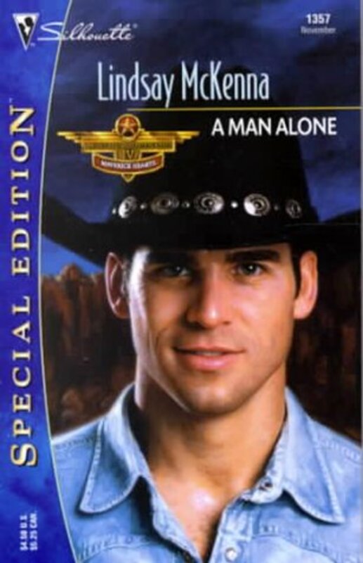 Book cover for "A Man Alone" by Lindsay McKenna