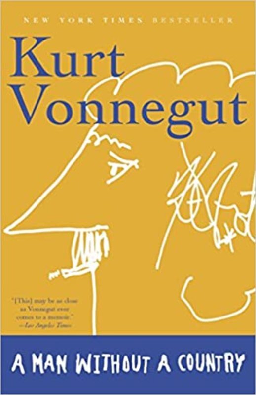 Book cover for "A Man Without a Country" by Kurt Vonnegut
