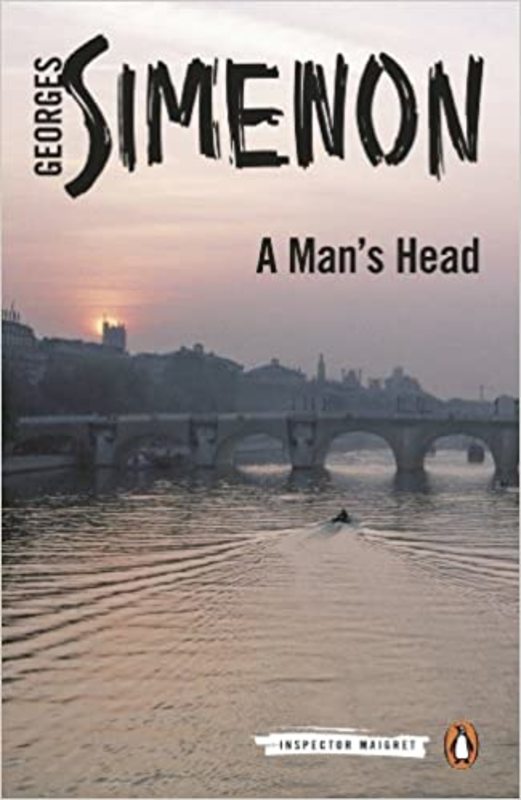Book cover for "A Man's Head" by Georges Simenon