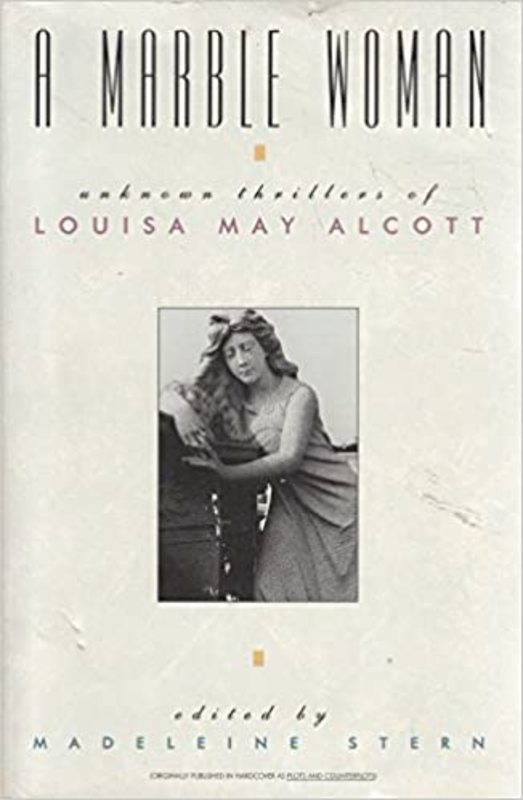 Book cover for "A Marble Woman" by Louisa May Alcott