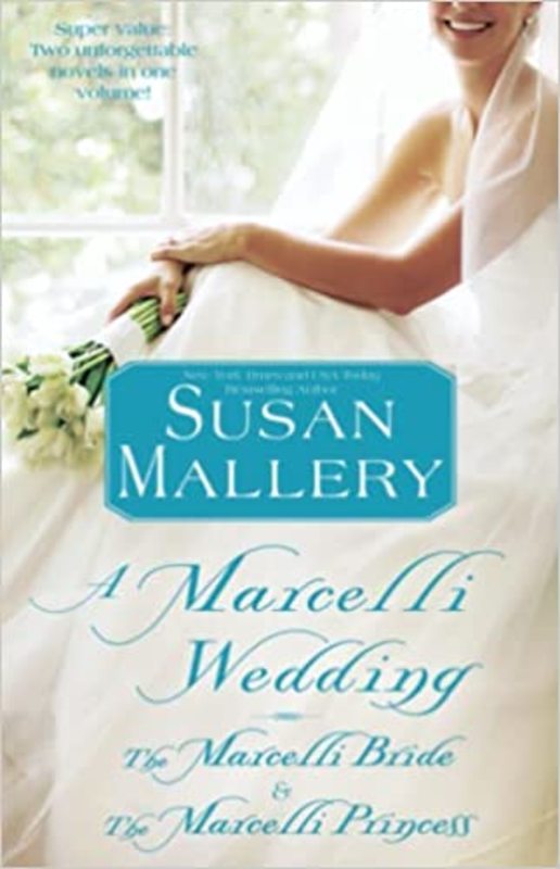 Book cover for "A Marcelli Wedding" by Susan Mallery