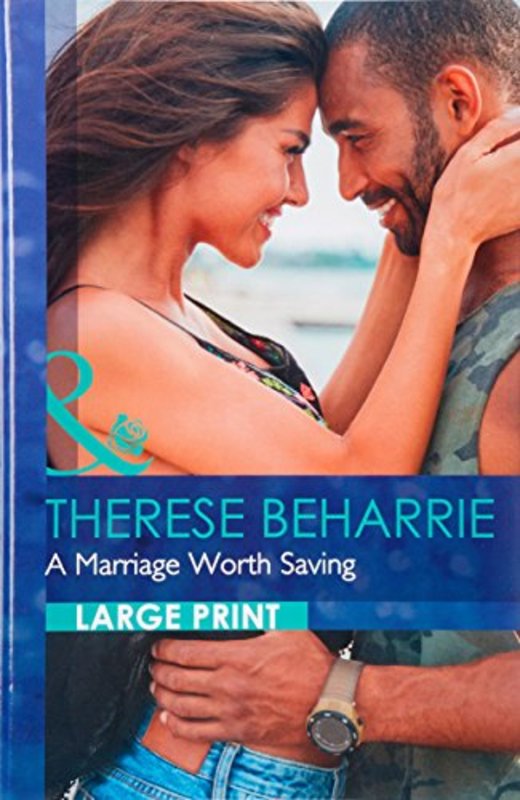 Book cover for "A Marriage Worth Saving" by Therese Beharrie