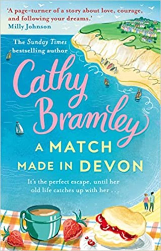 Book cover for "A Match Made in Devon" by Cathy Bramley