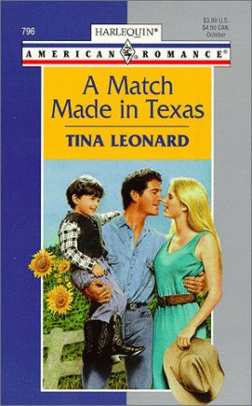 Book cover for "A Match Made in Texas" by Tina Leonard