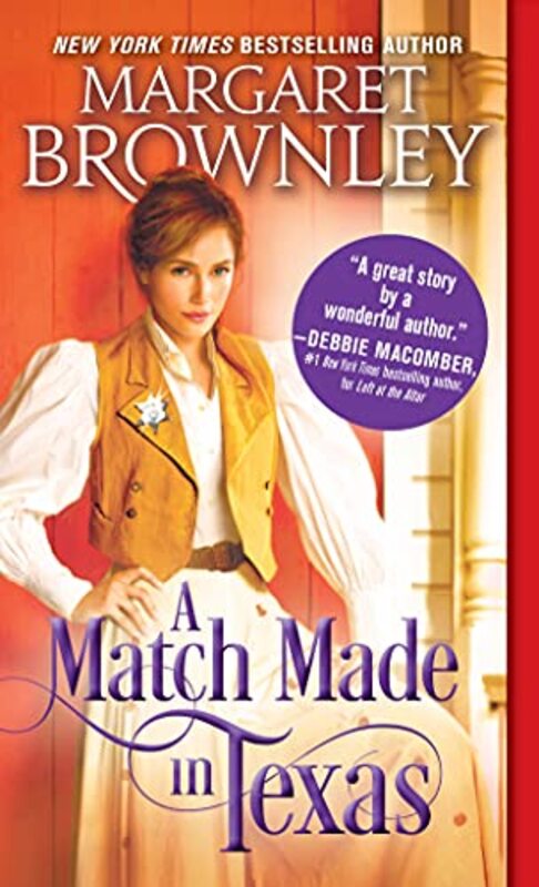 Book cover for "A Match Made in Texas" by Margaret Brownley