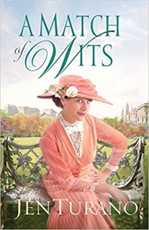 Book cover for "A Match of Wits" by Jen Turano