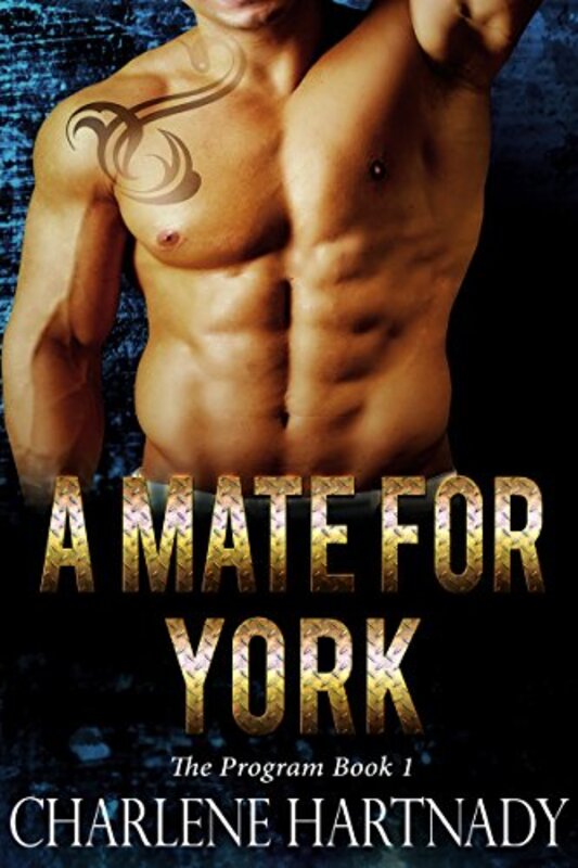 Book cover for "A Mate for York" by Charlene Hartnady