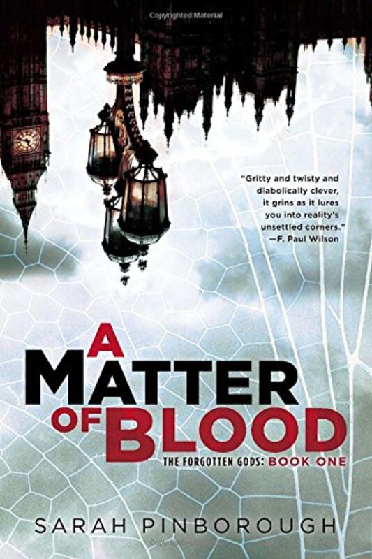 Book cover for "A Matter of Blood" by Sarah Pinborough