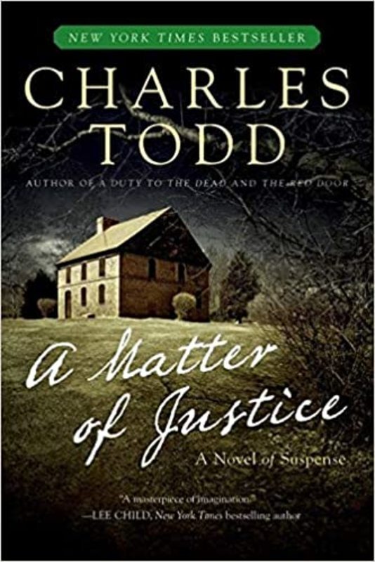 Book cover for "A Matter of Justice" by Charles Todd