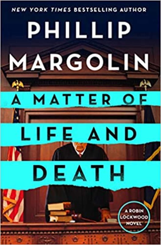 Book cover for "A Matter of Life and Death" by Phillip Margolin