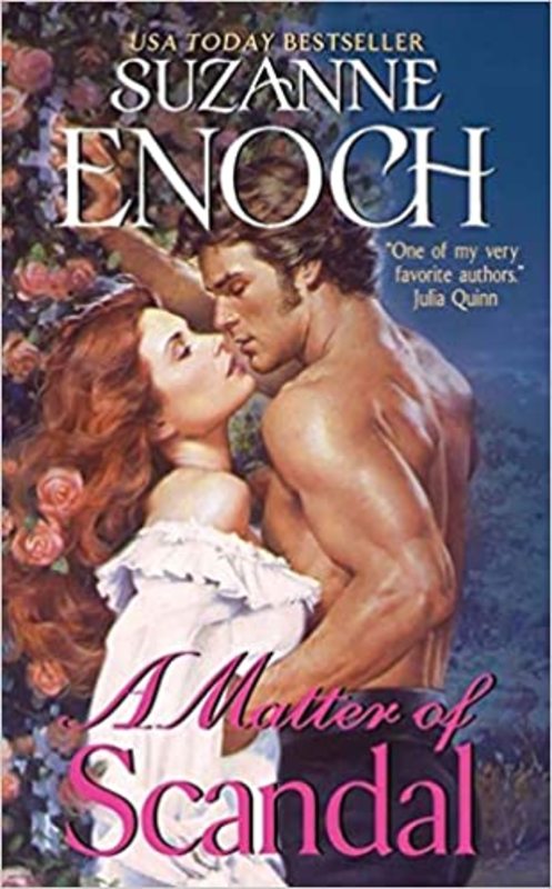 Book cover for "A Matter of Scandal" by Suzanne Enoch