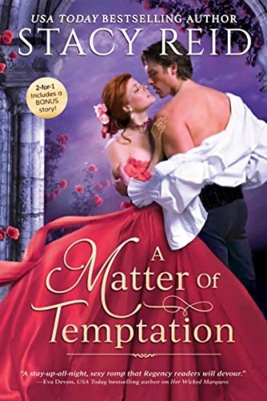 Book cover for "A Matter of Temptation" by Stacy Reid