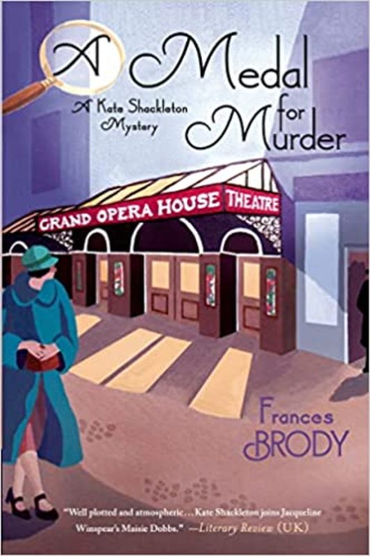Book cover for "A Medal for Murder" by Frances Brody
