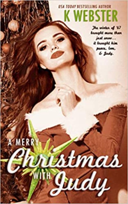 Book cover for "A Merry Christmas with Judy" by K. Webster