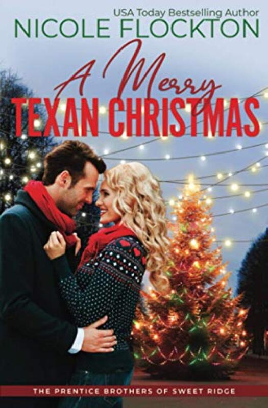 Book cover for "A Merry Texan Christmas" by Nicole Flockton