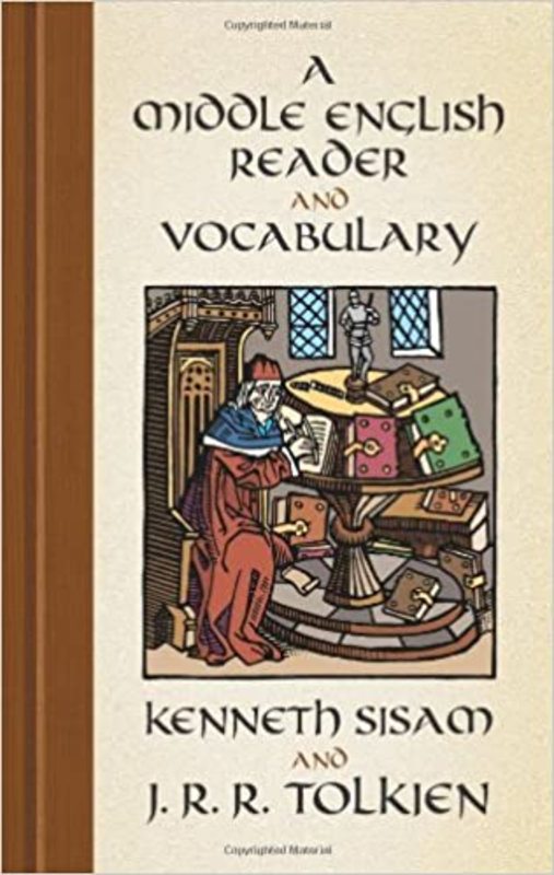 Book cover for "A Middle English Reader and Vocabulary" by J. R. R. Tolkien