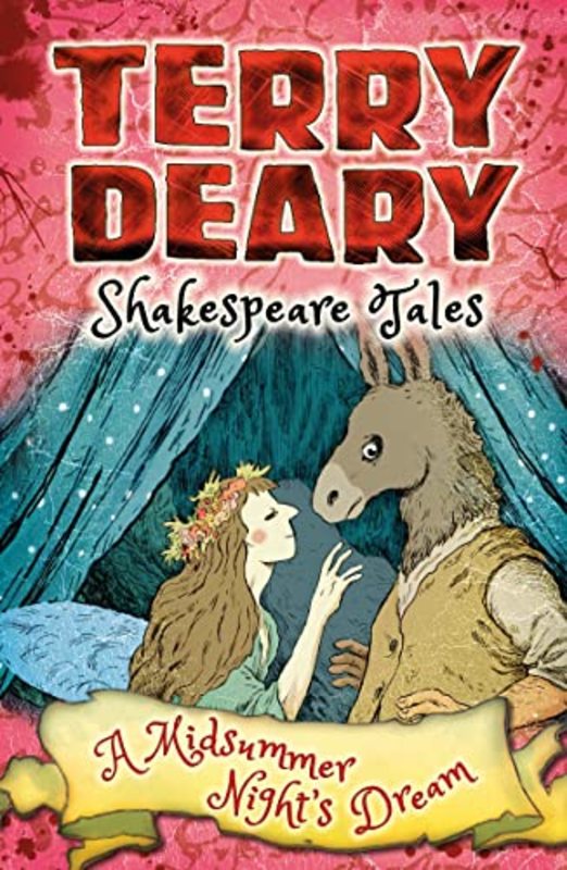 Book cover for "A Midsummer Night's Dream" by Terry Deary