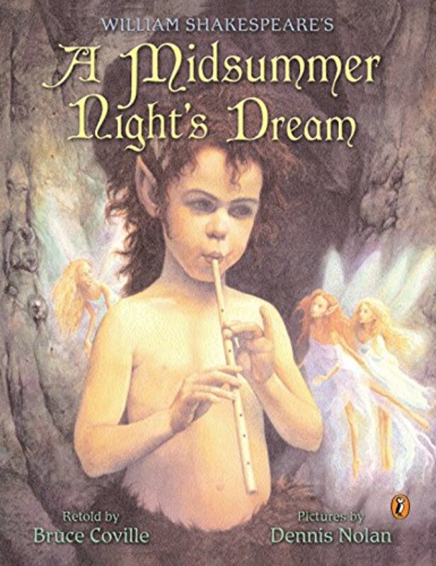 Book cover for "A Midsummer Night's Dream" by Bruce Coville