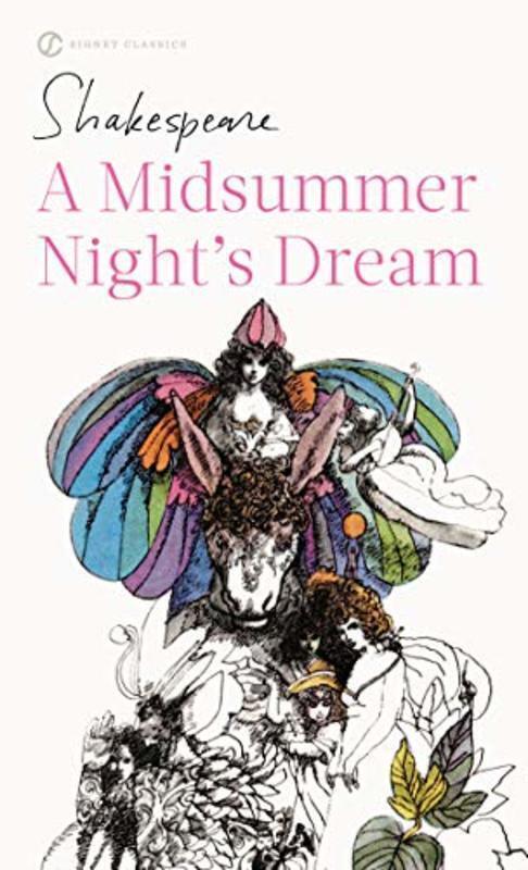 Book cover for "A Midsummer Night's Dream" by William Shakespeare