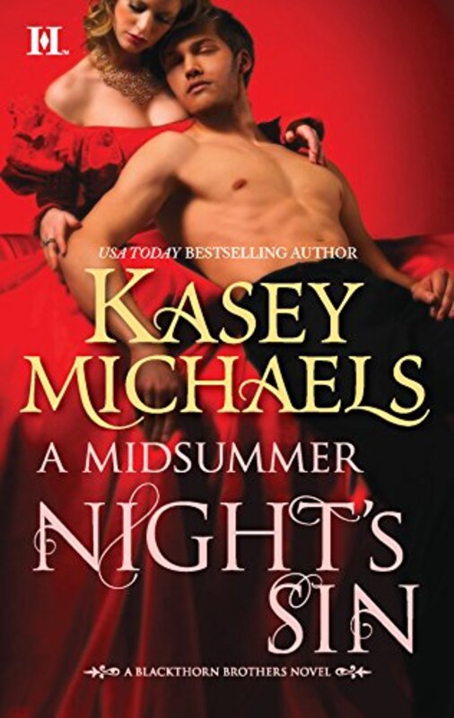 Book cover for "A Midsummer Night's Sin" by Kasey Michaels