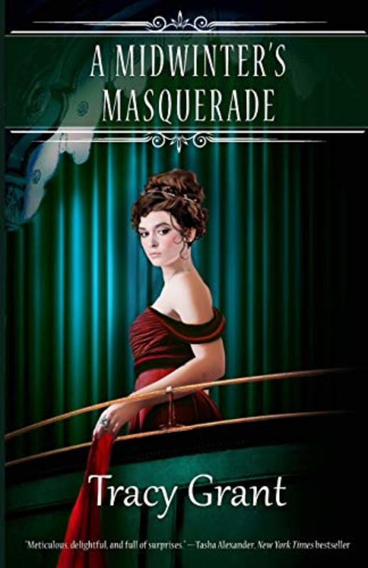 Book cover for "A Midwinter’s Masquerade" by Tracy Grant
