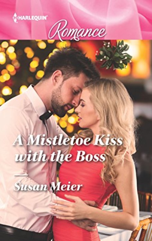 Book cover for "A Mistletoe Kiss with the Boss" by Shirley Jump