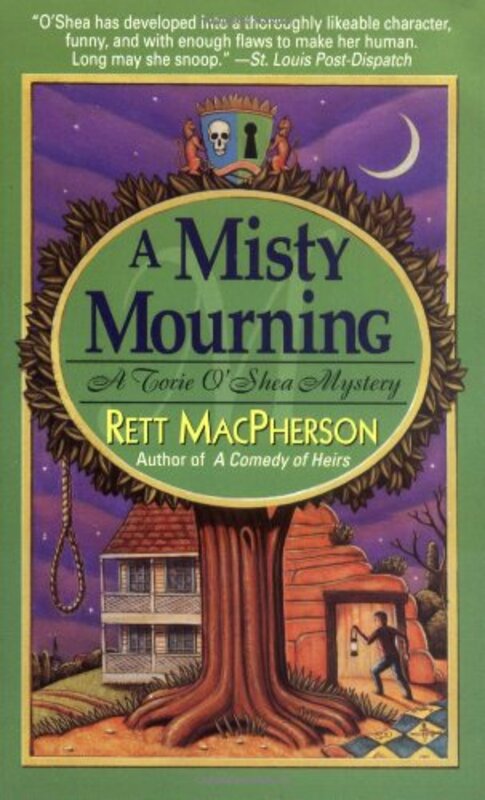 Book cover for "A Misty Mourning" by Rett MacPherson