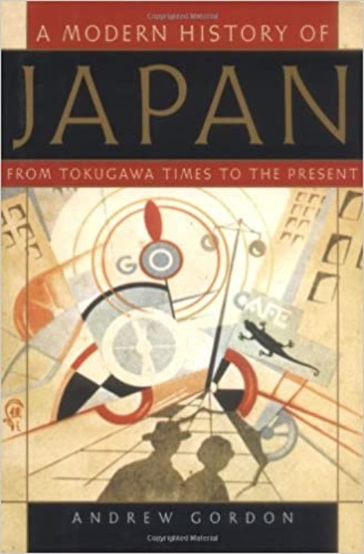 Book cover for "A Modern History of Japan" by Andrew Gordon