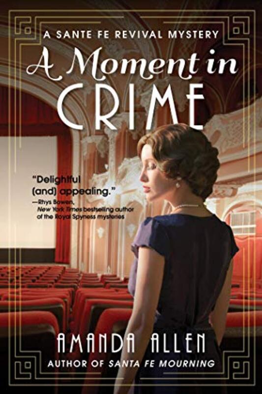 Book cover for "A Moment in Crime" by Amanda McCabe