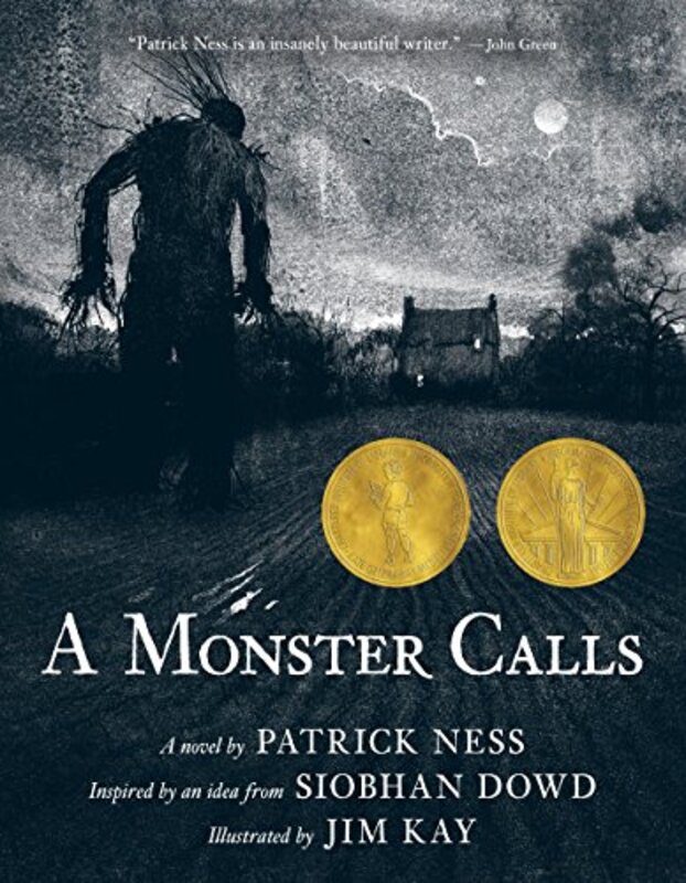 Book cover for "A Monster Calls" by Patrick Ness