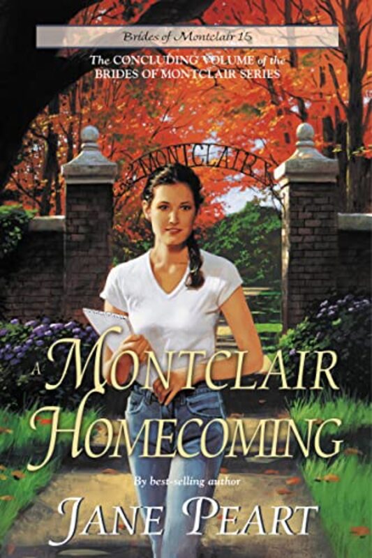 Book cover for "A Montclair Homecoming" by Jane Peart