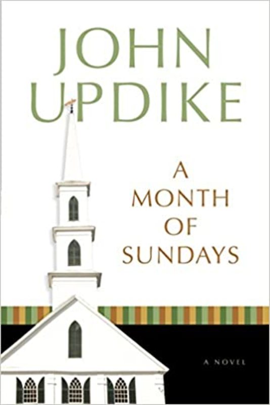Book cover for "A Month of Sundays" by John Updike