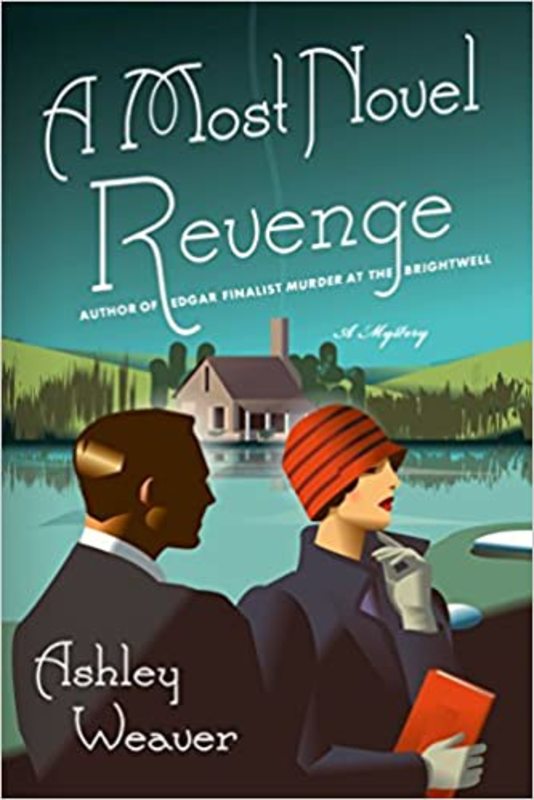 Book cover for "A Most Novel Revenge" by Ashley Weaver