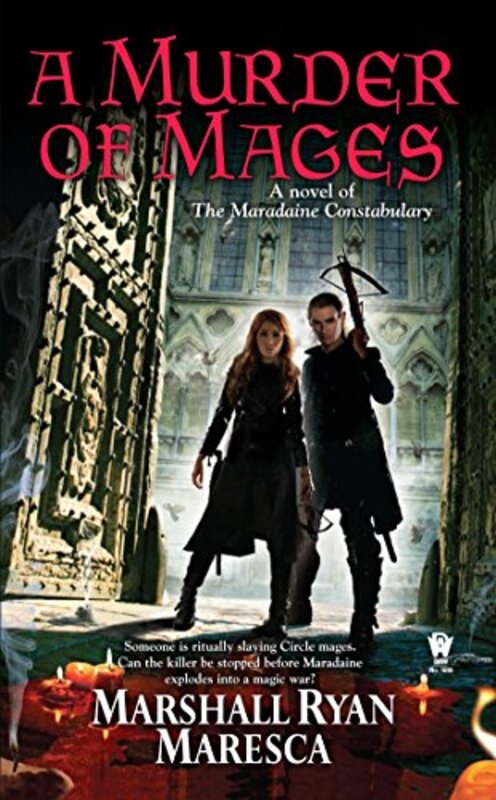 Book cover for "A Murder of Mages" by Marshall Ryan Maresca