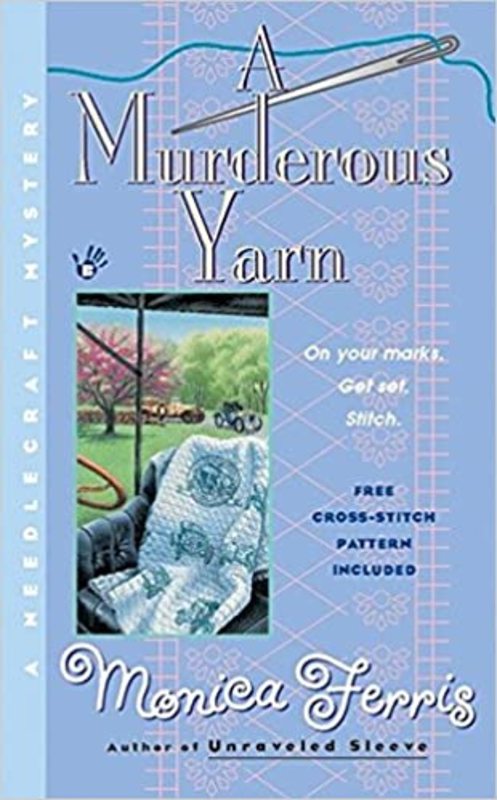 Book cover for "A Murderous Yarn" by Monica Ferris