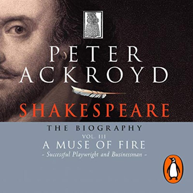 Book cover for "A Muse of Fire" by Peter Ackroyd