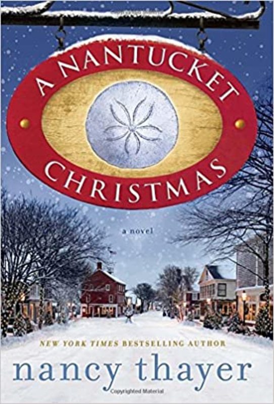 Book cover for "A Nantucket Christmas" by Nancy Thayer