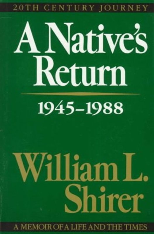 William L Shirer book cover